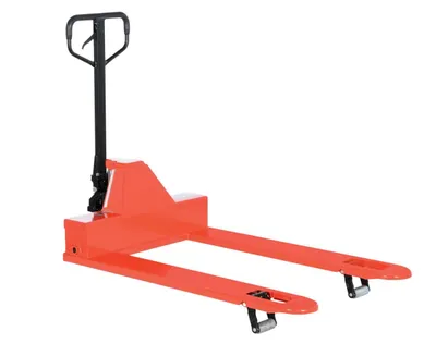 Vestil PM4-3348-LP-6PKG pallet jack shown from an alternate angle