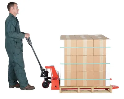 Vestil PM4-3348-LP pallet jack shown from an alternate angle