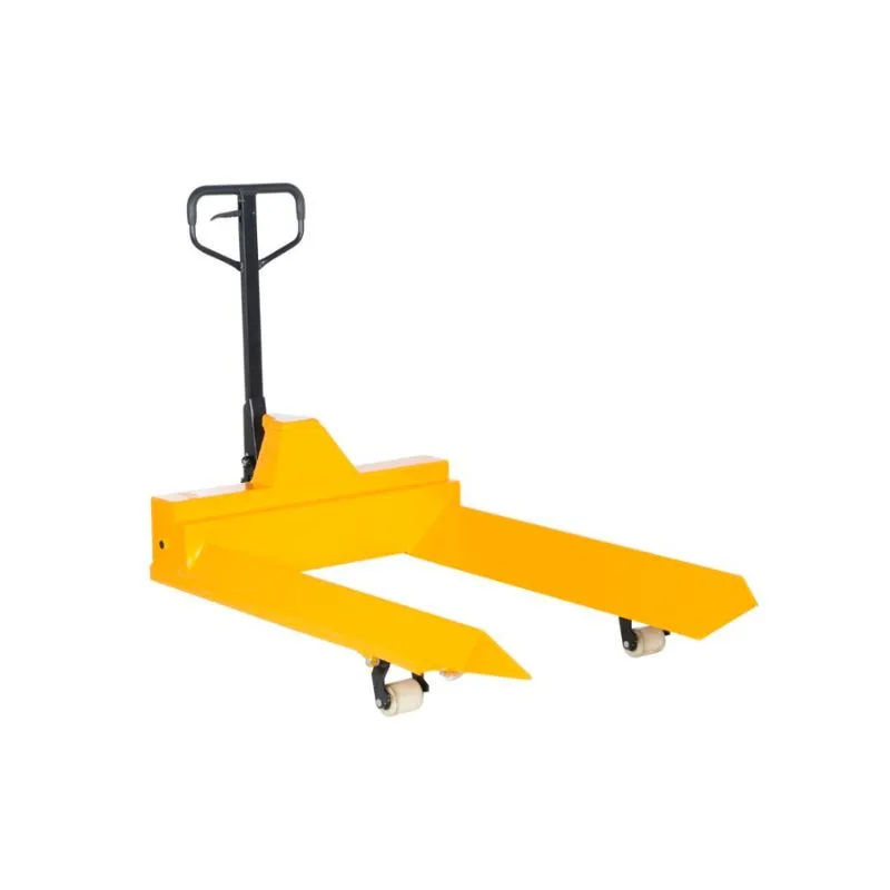 Vestil PM4-4048-RL Steel Pallet Truck V-Shaped Center 4000 Lb. Capacity (1)