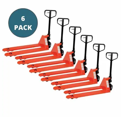 Vestil PM5-2048-6PKG pallet jack shown from an alternate angle