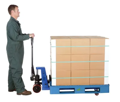 Vestil PM5-2748-QL pallet jack shown from an alternate angle