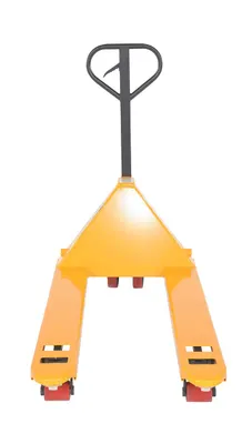Vestil PM5-2748-Y pallet jack shown from an alternate angle