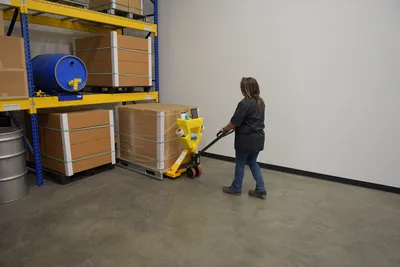 Vestil PM5-2748-Y-UP-001 Steel Plastic Pallet Truck 10