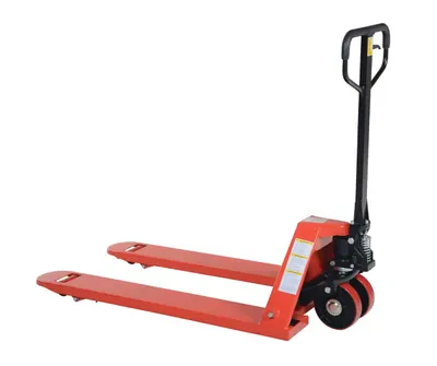 Vestil PM6-2748-6PKG pallet jack shown from an alternate angle