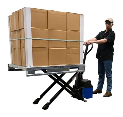 Vestil PMC-HIPM-21-DC Steel Pramac DC Powered High Lift Pallet Truck 8