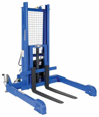 Vestil PMPS-50-AC pallet stacker shown from an alternate angle