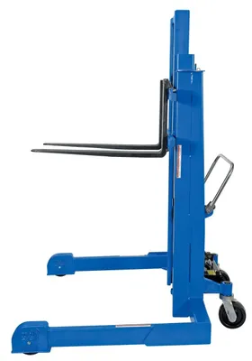 Vestil PMPS-50-AIR pallet stacker shown from an alternate angle