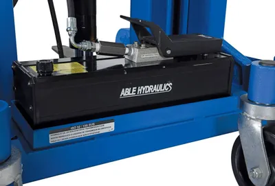 Vestil PMPS-50-AIR pallet stacker shown from an alternate angle