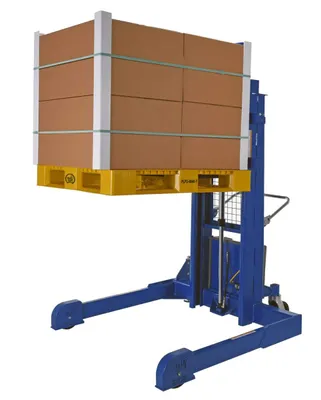Vestil PMPS-50-DC pallet stacker shown from an alternate angle