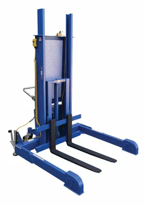 Vestil PMPS-60-AC pallet stacker shown from an alternate angle
