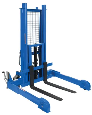 Vestil PMPS-60-AIR pallet stacker shown from an alternate angle
