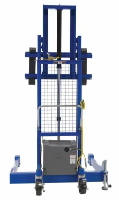 Vestil PMPS-60-DC pallet stacker shown from an alternate angle