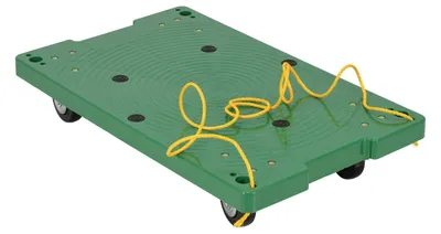 Vestil POS-1830-ROPE Polyethylene Dolly with Pull Rope