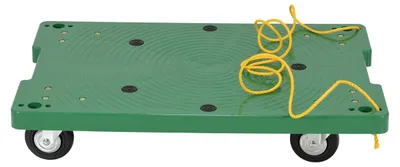 Vestil POS-1830-ROPE Polyethylene Dolly with Pull Rope