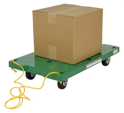 Vestil POS-1830-ROPE Polyethylene Dolly with Pull Rope
