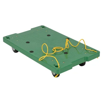 Vestil POS-1830-ROPE Polyethylene Dolly with Pull Rope