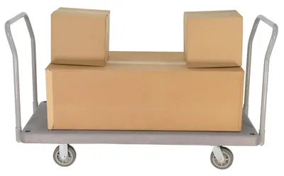 Vestil PPT-2-42 flatbed cart shown from an alternate angle