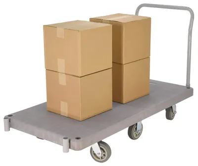 Vestil PPT-3-61 flatbed cart shown from an alternate angle