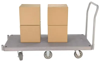 Vestil PPT-3-61 flatbed cart shown from an alternate angle