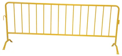 Vestil PRAIL-102-Y crowd control shown from an alternate angle