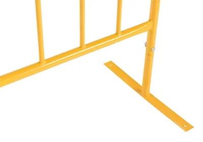 Vestil PRAIL-48-Y-FF crowd control shown from an alternate angle