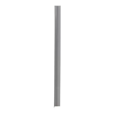 Vestil PVC-48R-GY PVC Plastic Round Corner Guard 90 Degree Rounded