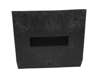 Vestil PWC-BK wheel chock shown from an alternate angle