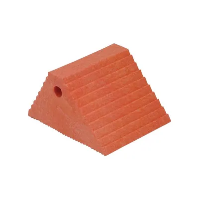 Vestil PWC-DS-OR Recycled Plastic Dual Slope Wheel Chock