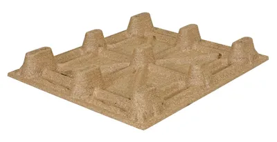 Vestil PWP-4840 plastic pallet shown from an alternate angle
