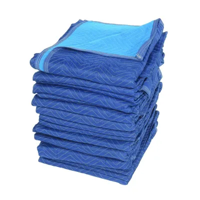 Vestil QPC-7280-VP-12PK Polyester/Cotton Heavy Duty Quilted Moving Pads