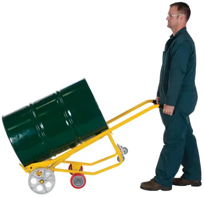 Vestil RDBT-SS drum handling equipment shown from an alternate angle