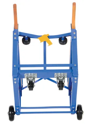 Vestil RDC-1000-5PU Steel Rotating Drum Cart with Polyurethane On Steel Wheels 3