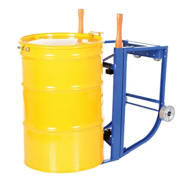 Vestil RDC-1000-5SS Steel Rotating Drum Cart with Steel Wheels 5