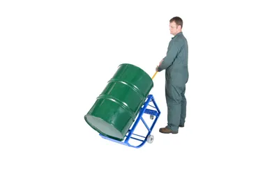 Vestil RDC-60-5-SS Steel Economy Rotating Drum Cart with Steel Wheels 17