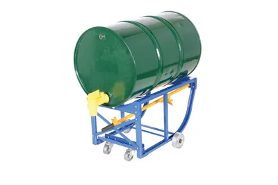 Vestil RDC-60-5-SS Steel Economy Rotating Drum Cart with Steel Wheels 16