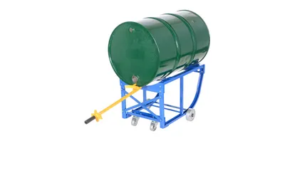 Vestil RDC-60-5-SS Steel Economy Rotating Drum Cart with Steel Wheels 13