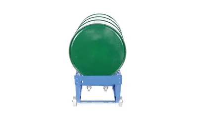 Vestil RDC-60-5-SS Steel Economy Rotating Drum Cart with Steel Wheels 10