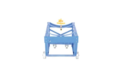 Vestil RDC-60-5-SS Steel Economy Rotating Drum Cart with Steel Wheels 5