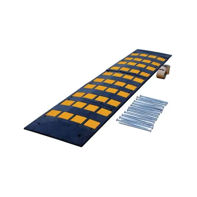 Vestil RSH-108-24-A Rubber Speed Hump Asphalt Hardware