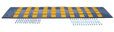 Vestil RSH-108-24-C Rubber Speed Hump Concrete Hardware 2