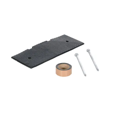 Vestil RSH-108-EF-A Rubber Female End Cap Asphalt Hardware