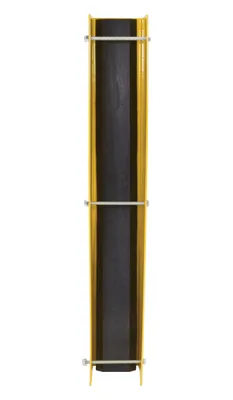 Vestil RUD-24 Steel Rack Guard With Rubber Bumper 2
