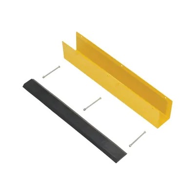 Vestil RUD-24 Steel Rack Guard With Rubber Bumper