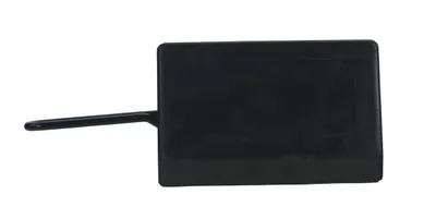 Vestil RWC-10-HDL Molded Rubber Wheel Chock with Handle 2