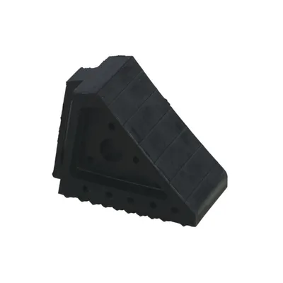 Vestil RWC-5 Molded Rubber Wheel Chock with Handle