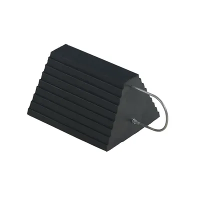 Vestil RWC-9-U Molded Rubber Wheel Chock U Handle
