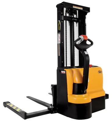 Vestil S-101-AA-DM pallet stacker shown from an alternate angle