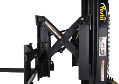 Vestil S-118-AA-FR pallet stacker shown from an alternate angle