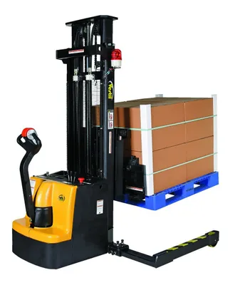 Vestil S-118-AA-FR pallet stacker shown from an alternate angle