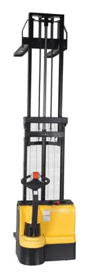Vestil S-118-FF-DM pallet stacker shown from an alternate angle